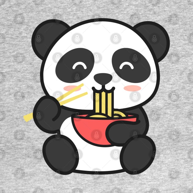 Ramen Panda Slurp by machmigo